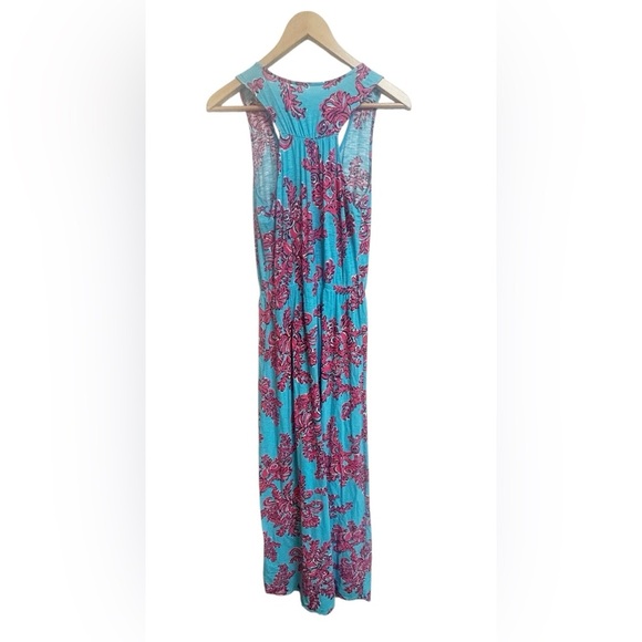 Lilly Pulitzer Mills Maxi Dress Rhode Island Reef Sleeveless Size Small - Picture 6 of 8